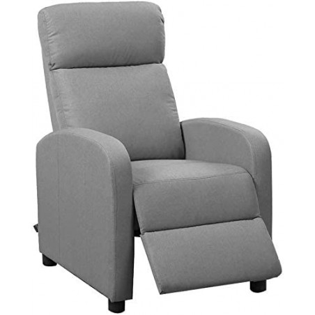 Poltrona relax INDY reclinabile con poggiapiedi estraibile 67x84xH98cm