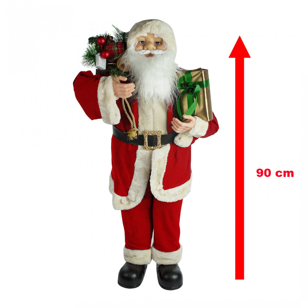 Babbo Natale gigante 90 cm 144116 con regali...
