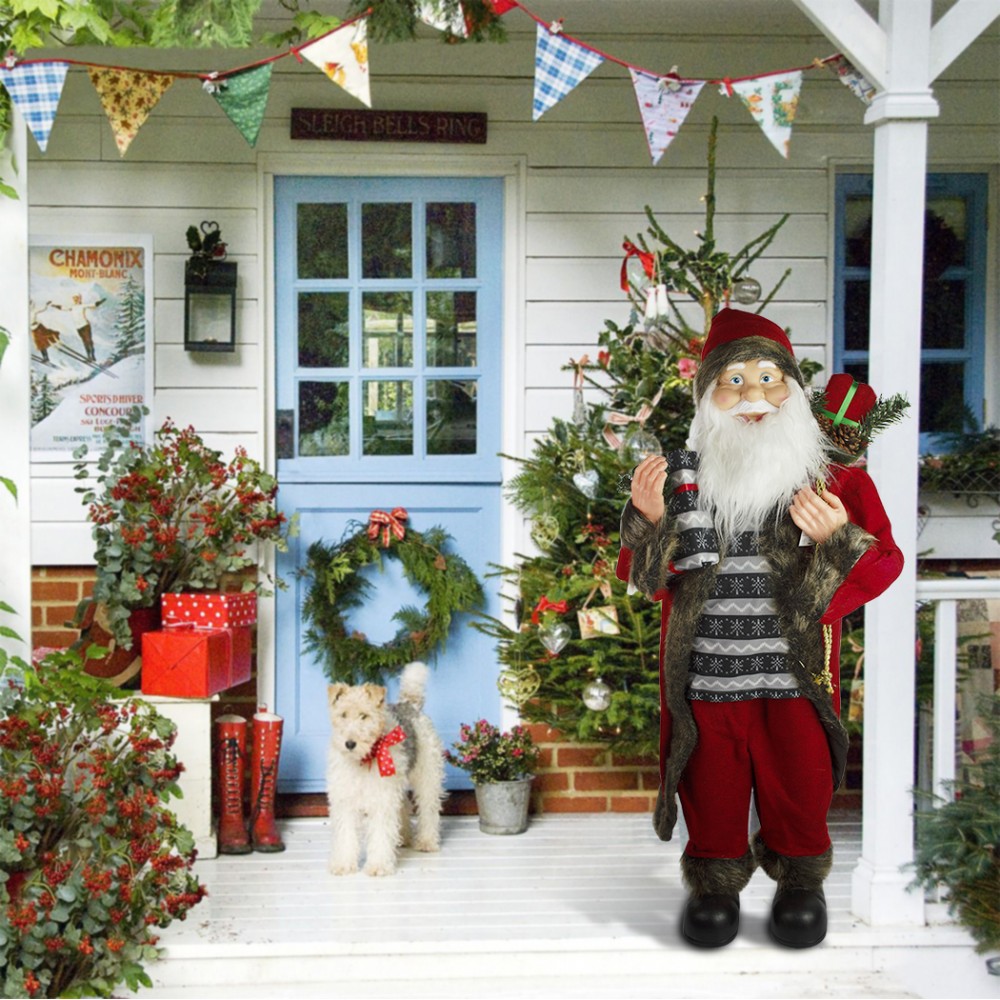 Babbo Natale gigante 90 cm 144132 con regali...