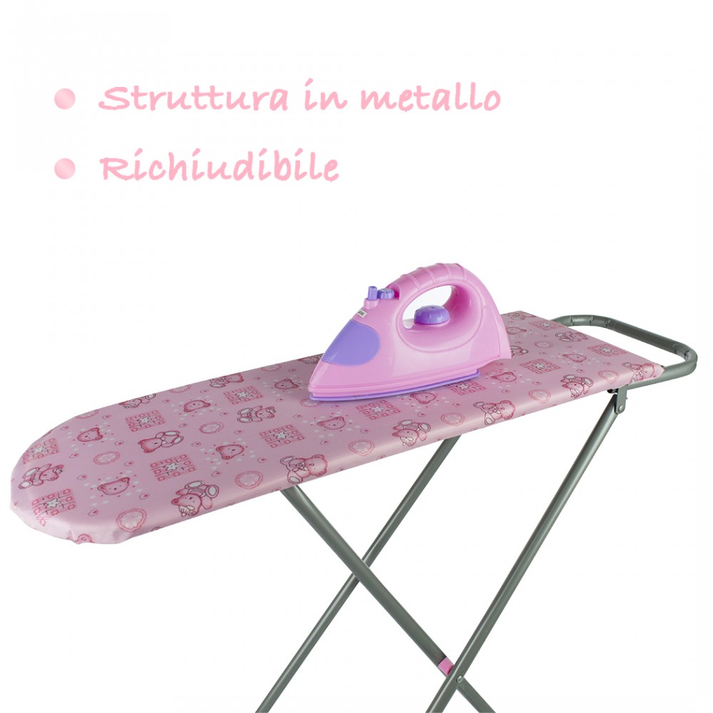 Giochi dimitazione ASSE da Stiro Giocattolo Gioca e Stira Colore Rosa 100742 Richiudibile con Struttura in Metallo Mediawave Store Gioco Ferro da Stiro Giocattoli per Bambini Giochi dimitazione ASSE da Stiro Giocattolo Gioca e Stira Colore Rosa 100742 Richiudibile con Struttura in Metallo Mediawave Store Gioco Ferro da Stiro Giocattoli per Bambini
