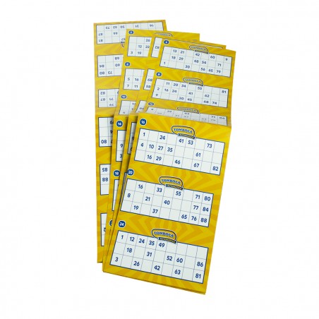 Tombola con estrattore automatica 48 cartelle 105835 con numeri e segnanumeri
