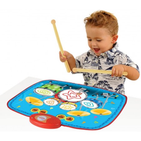 Tappetone batteria 720002 con basi preimpostate e simulazioni percussioni