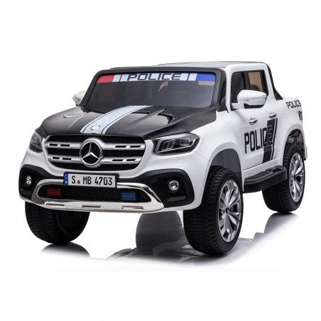 Macchina bambini B86119 Mercedes Classe X auto Polizia 12V elettrica mp4 USB