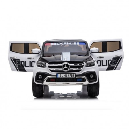 Macchina bambini B86119 Mercedes Classe X auto Polizia 12V elettrica mp4 USB