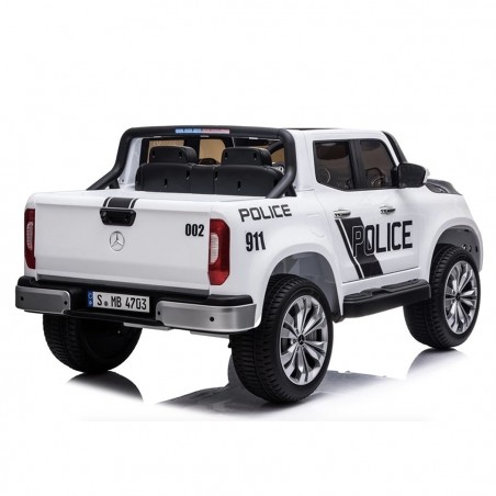 Macchina bambini B86119 Mercedes Classe X auto Polizia 12V elettrica mp4 USB