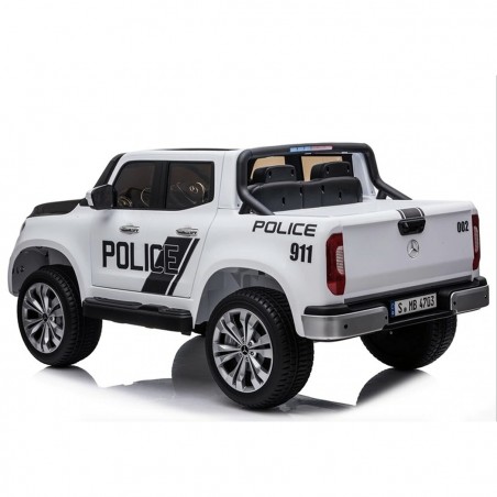 Macchina bambini B86119 Mercedes Classe X auto Polizia 12V elettrica mp4 USB