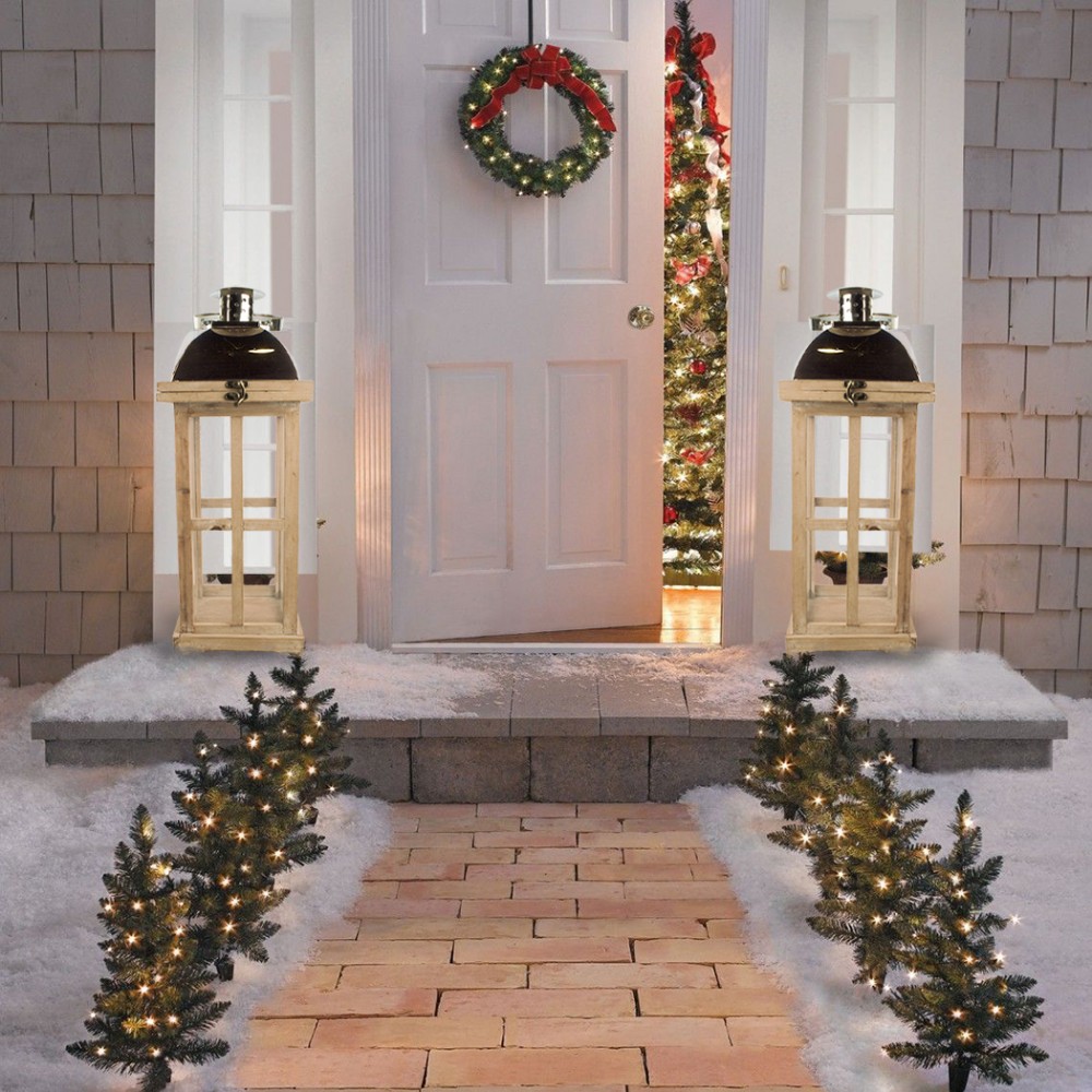 Set 3 pz Lanterne BRONZO 335011 porta candele...