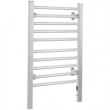 Portasciugamani elettrico termoarredo 150W da terra e da parete 53xh92 cm