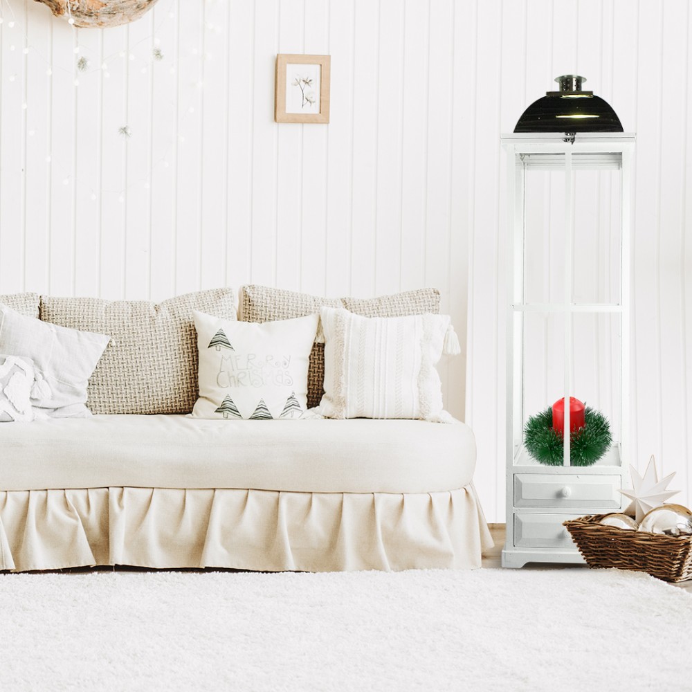 Set 3 Pz Maxi Lanterne BIANCO 335010 porta...