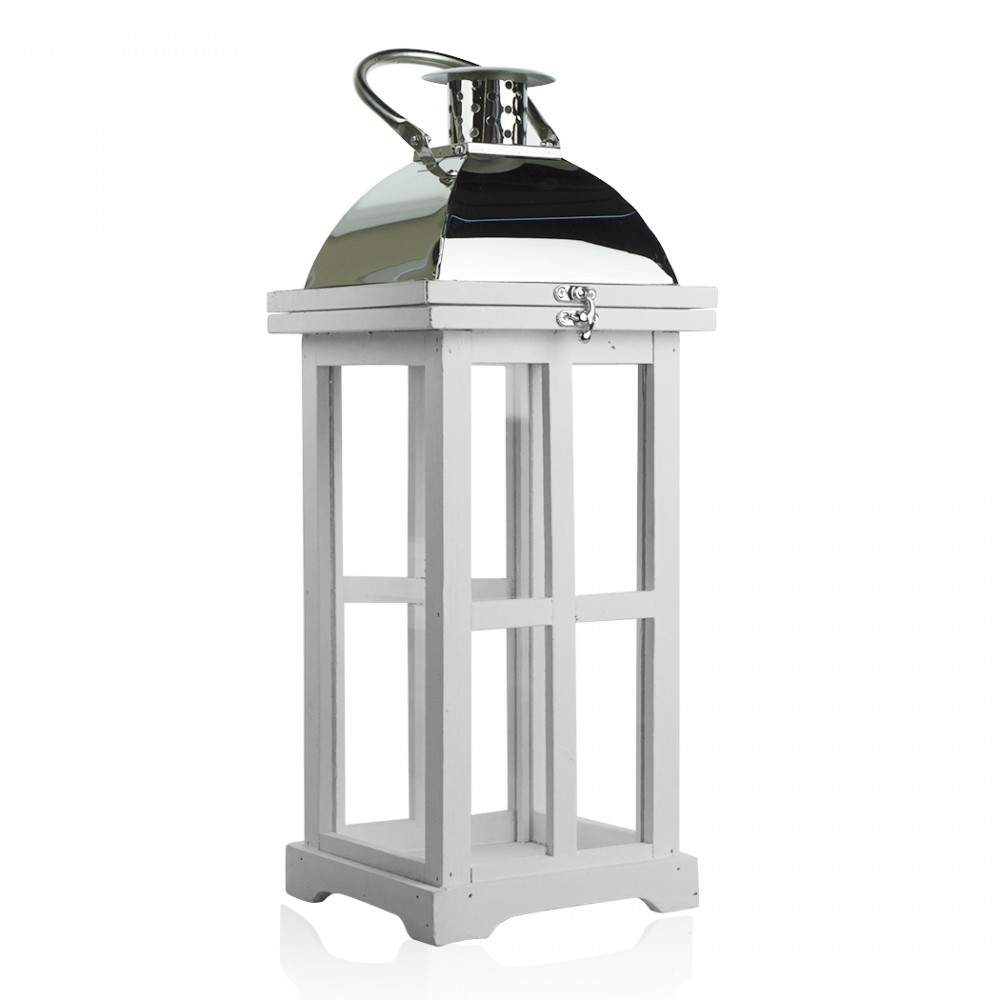 Set 3 Pz Maxi Lanterne BIANCO 335010 porta...