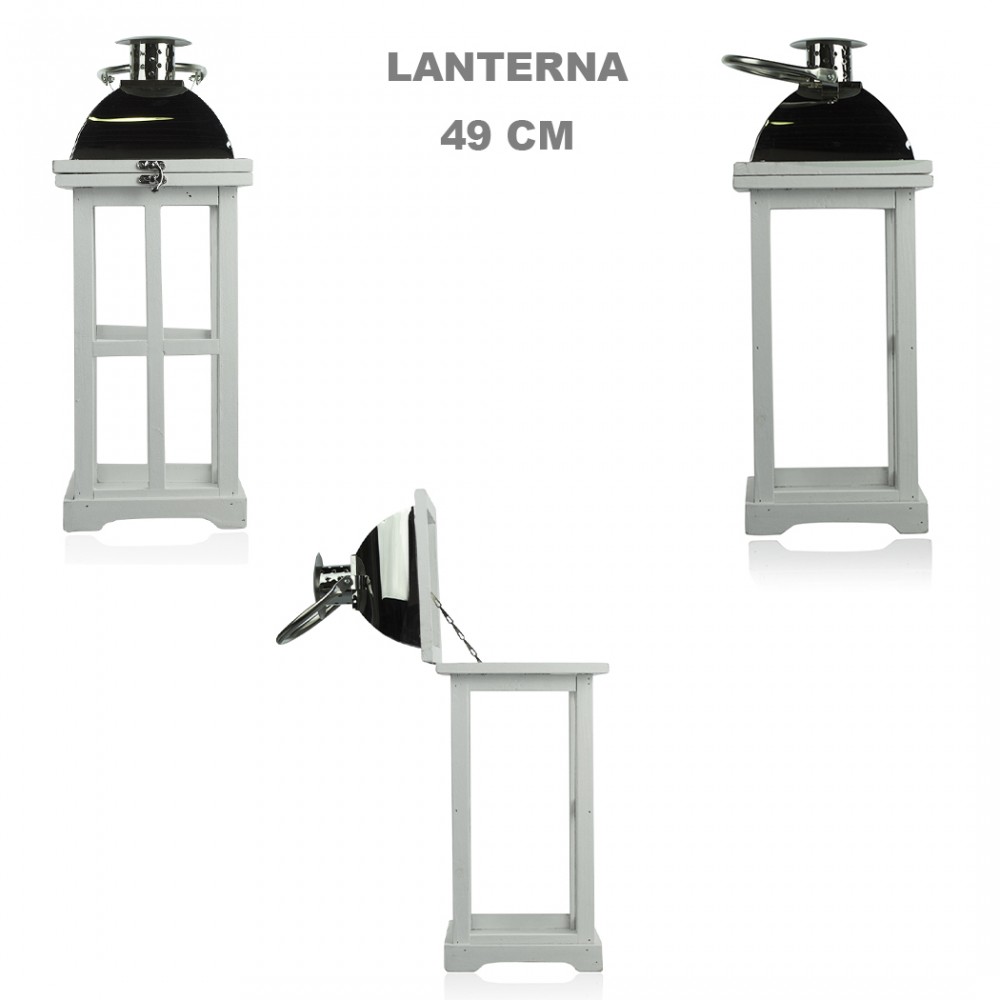 Set 3 Pz Maxi Lanterne BIANCO 335010 porta...
