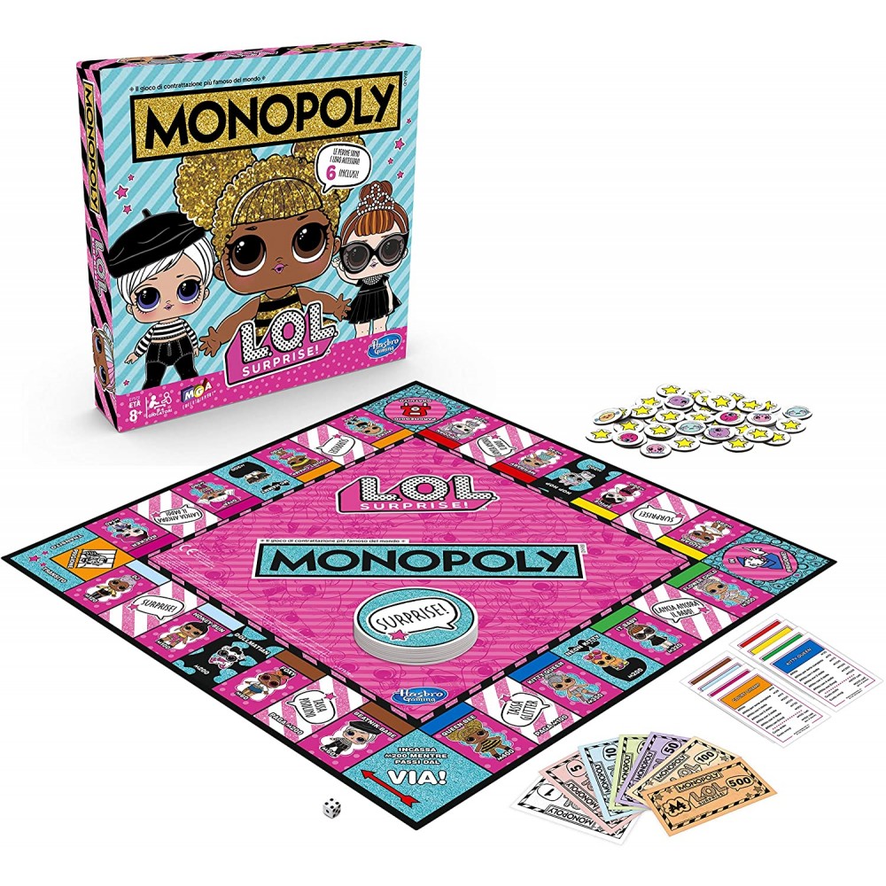 Monopoly edizione da tavolo L.O.L.! surprise 640218 gioco di società