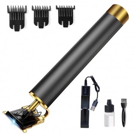 Tagliacapelli Regola Barba Senza Filo 609975 con Caricabatteria USB e Accessori