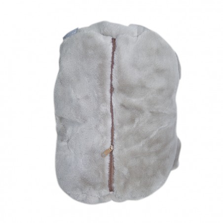 Borsa acqua calda con tasche scaldamani 25811806 in morbido peluche cagnolino