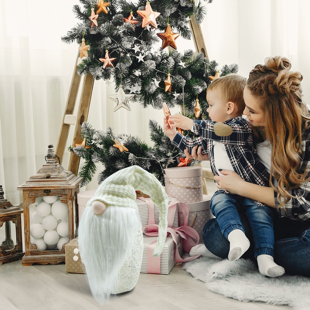 Gnomo con cappello 308039 PANNA da 87 cm con...