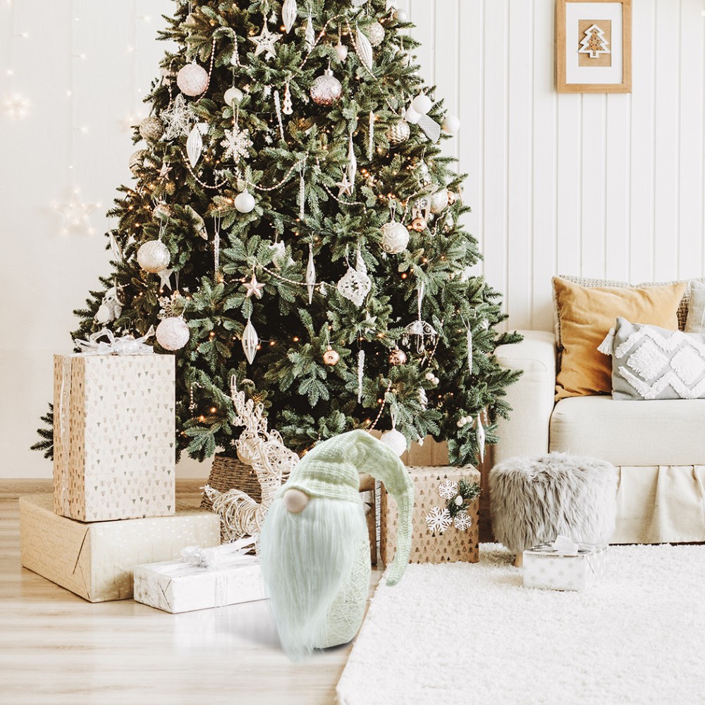 Gnomo con cappello 308039 PANNA da 87 cm con...