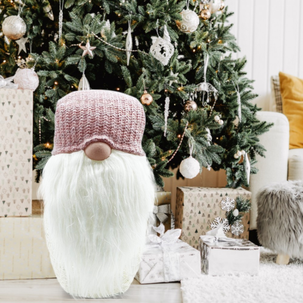 Gnomo con cappello 308033 ROSA da 104 cm con...
