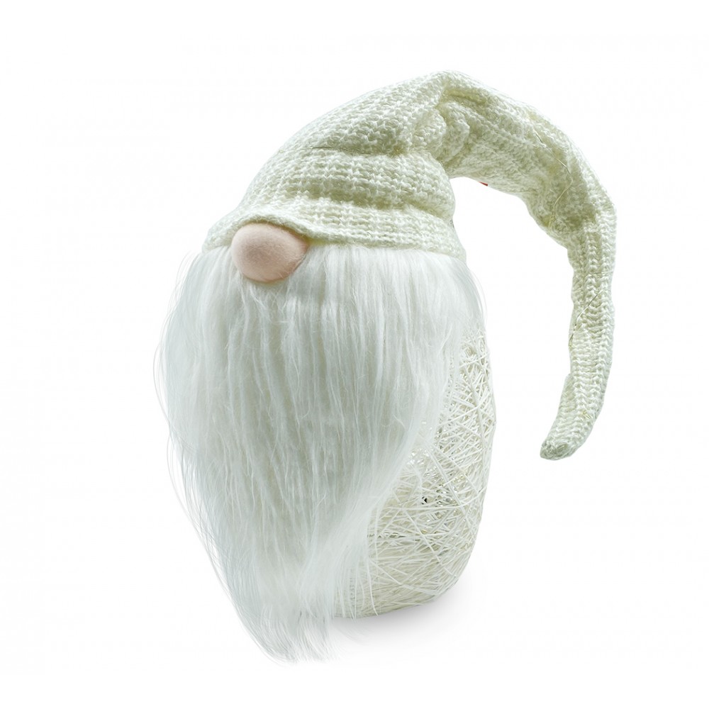 Gnomo con cappello 308034 PANNA da 104 cm con...
