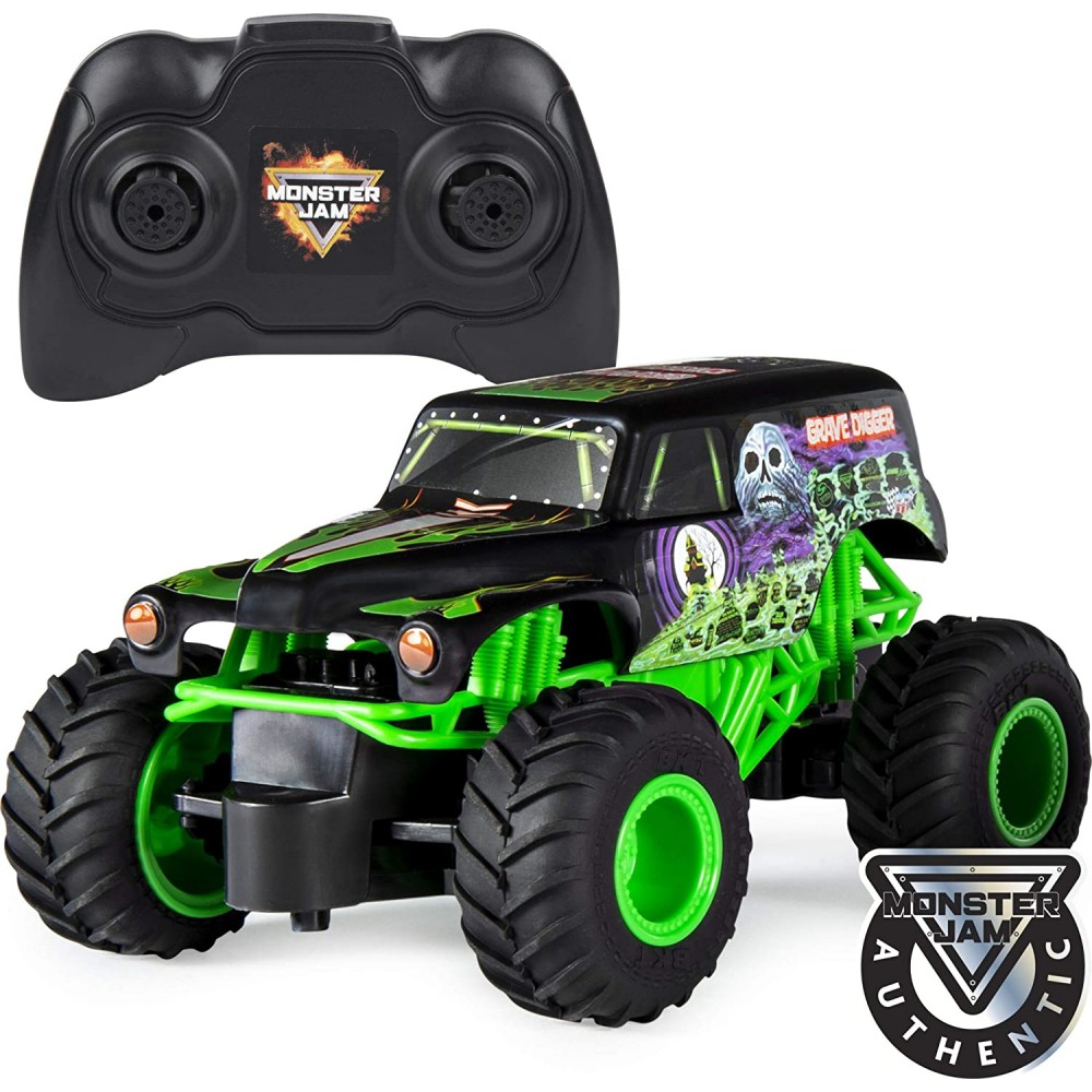 MONSTER JAM Grave Digger Radiocomandato Realistico 548264 in Scala 1:24 2.4 GHz