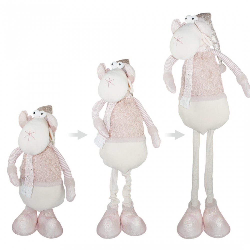 Renna ROSA di Natale 383027 altezza regolabile...