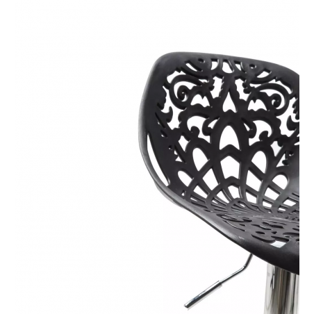 Sgabello snack bar in polipropilene GIGLIO pistone a gas H79 cm seduta girevole