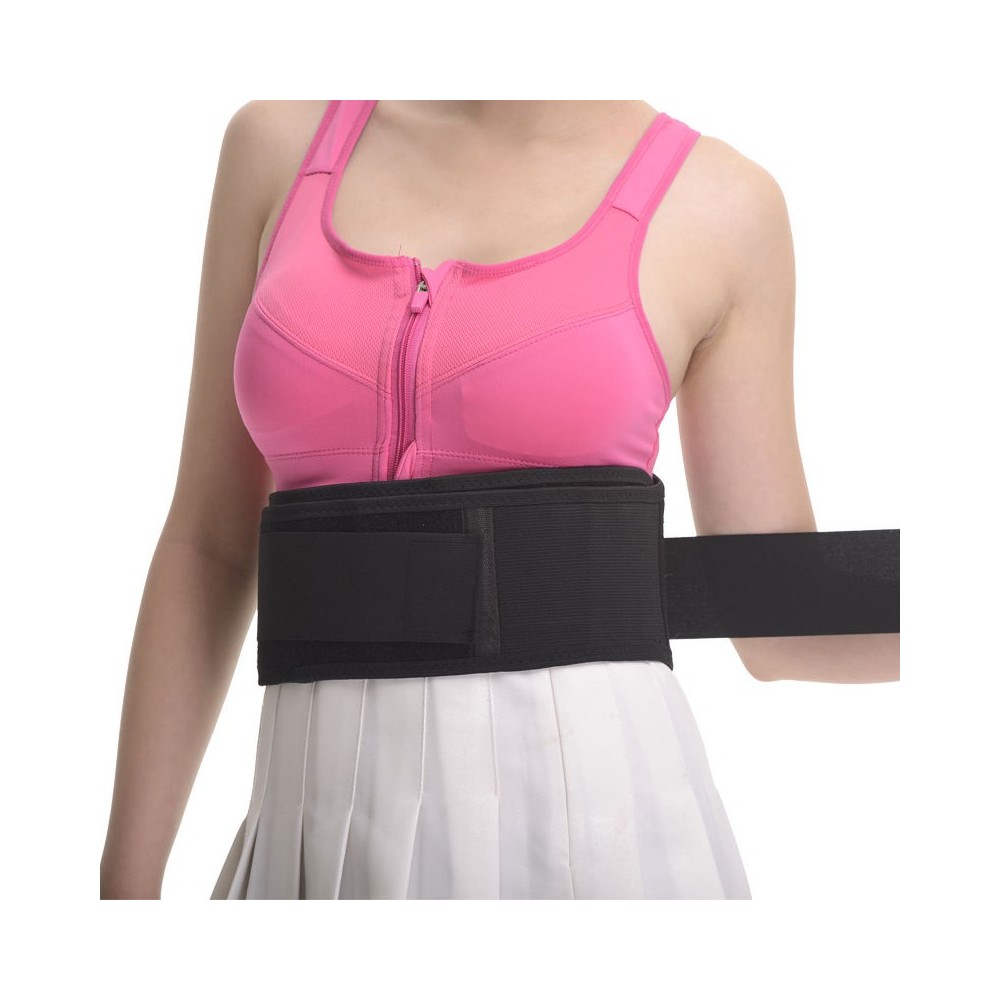 Fascia elastica lombare tutore a corsetto regolabile con stecche per sciatalgia lombalgia