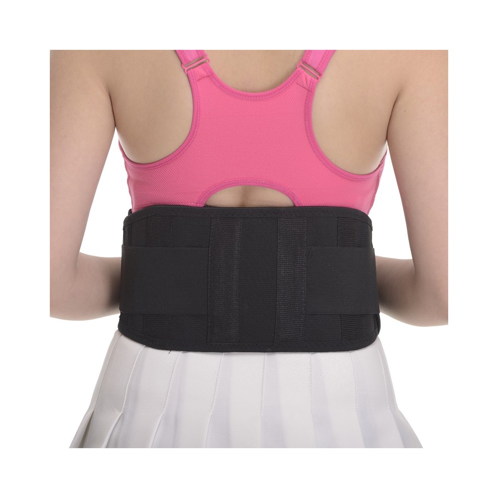 Fascia elastica lombare tutore a corsetto regolabile con stecche per sciatalgia lombalgia