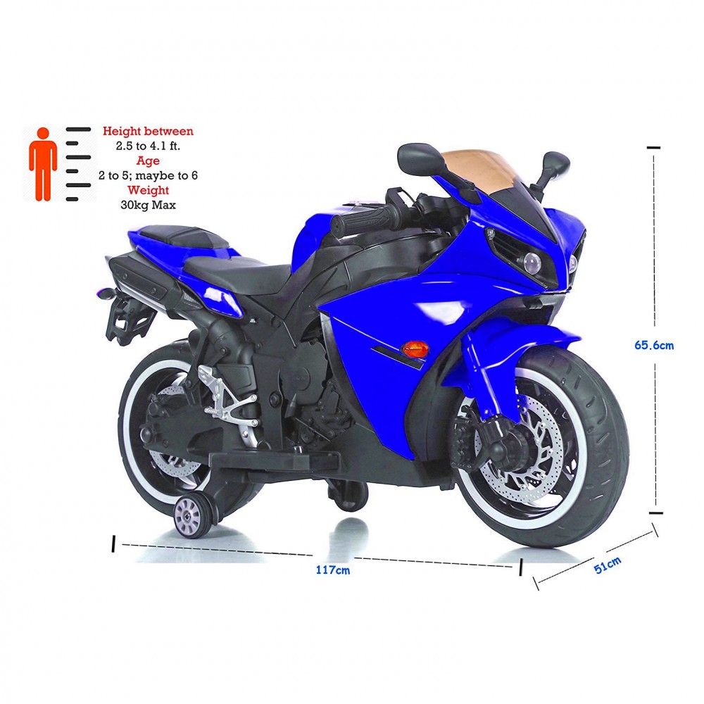 Moto Faster BKT B32150 per bambini luci e suoni...