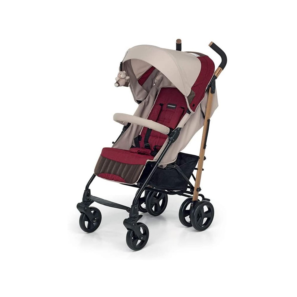 Passeggino FOPPAPEDRETTI Ecopass con cappottina e portaoggetti CORAL max 15 kg