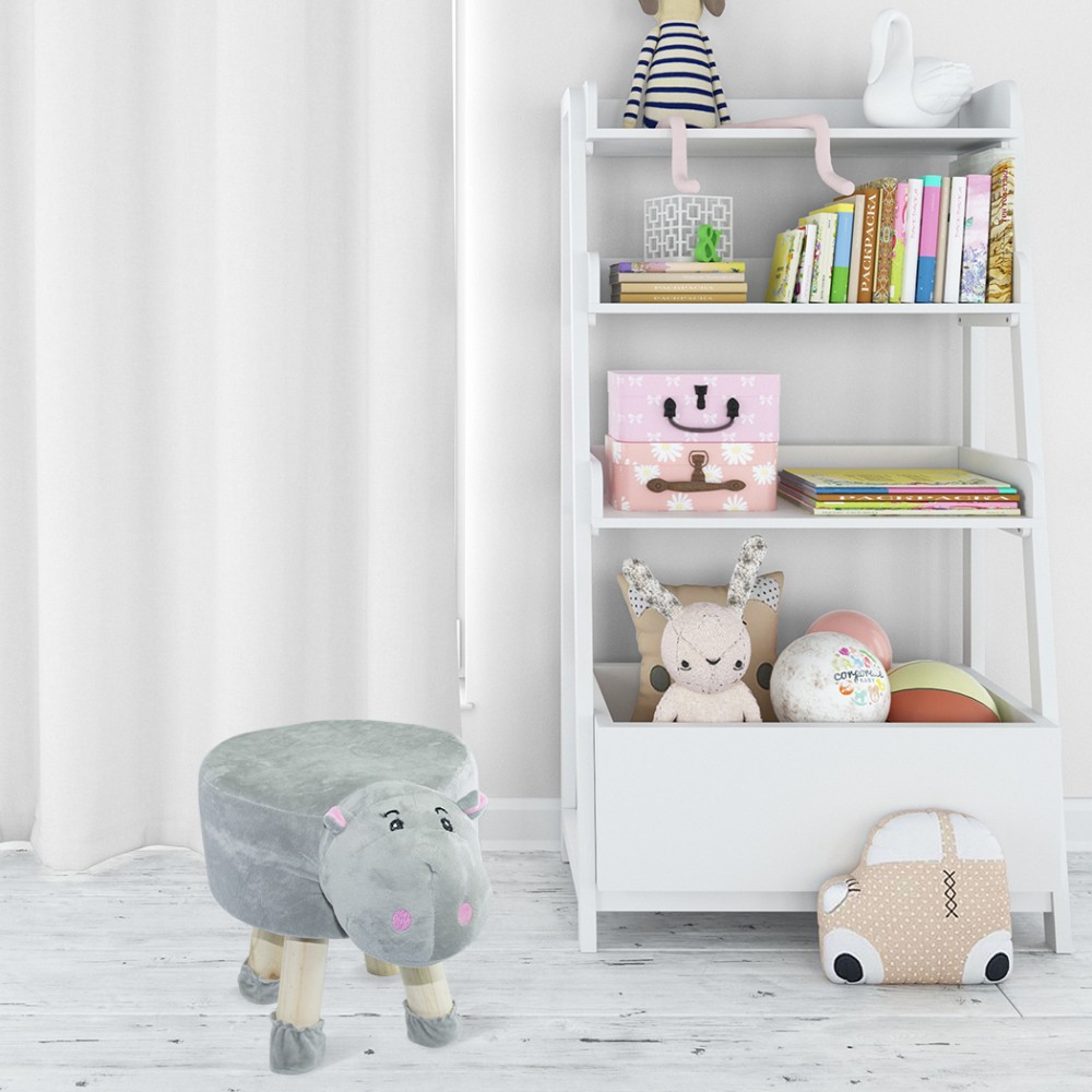 Pouf in morbido tessuto 372026 forma Ippopotamo...