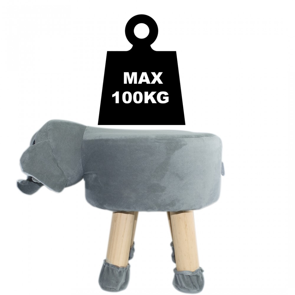 Pouf in morbido tessuto 372025 forma di...