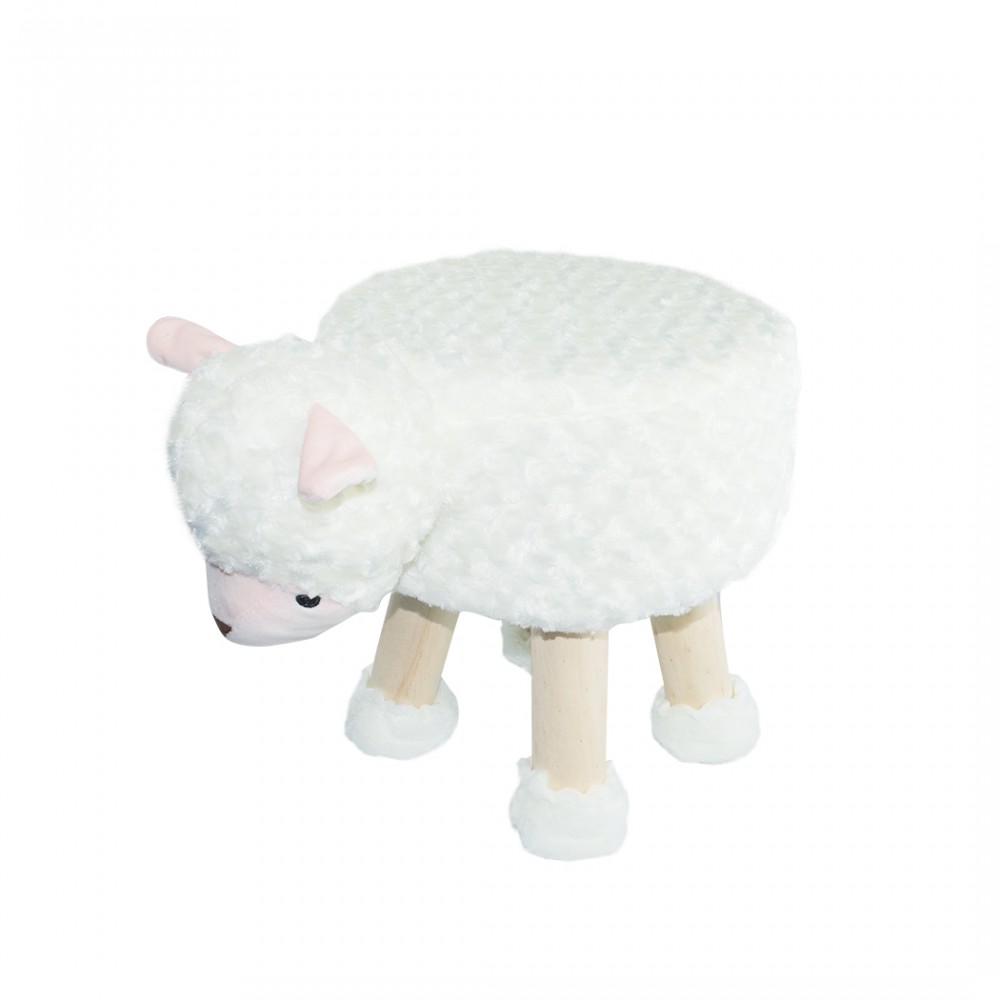 Pouf in morbido tessuto 372025 forma di Pecora...