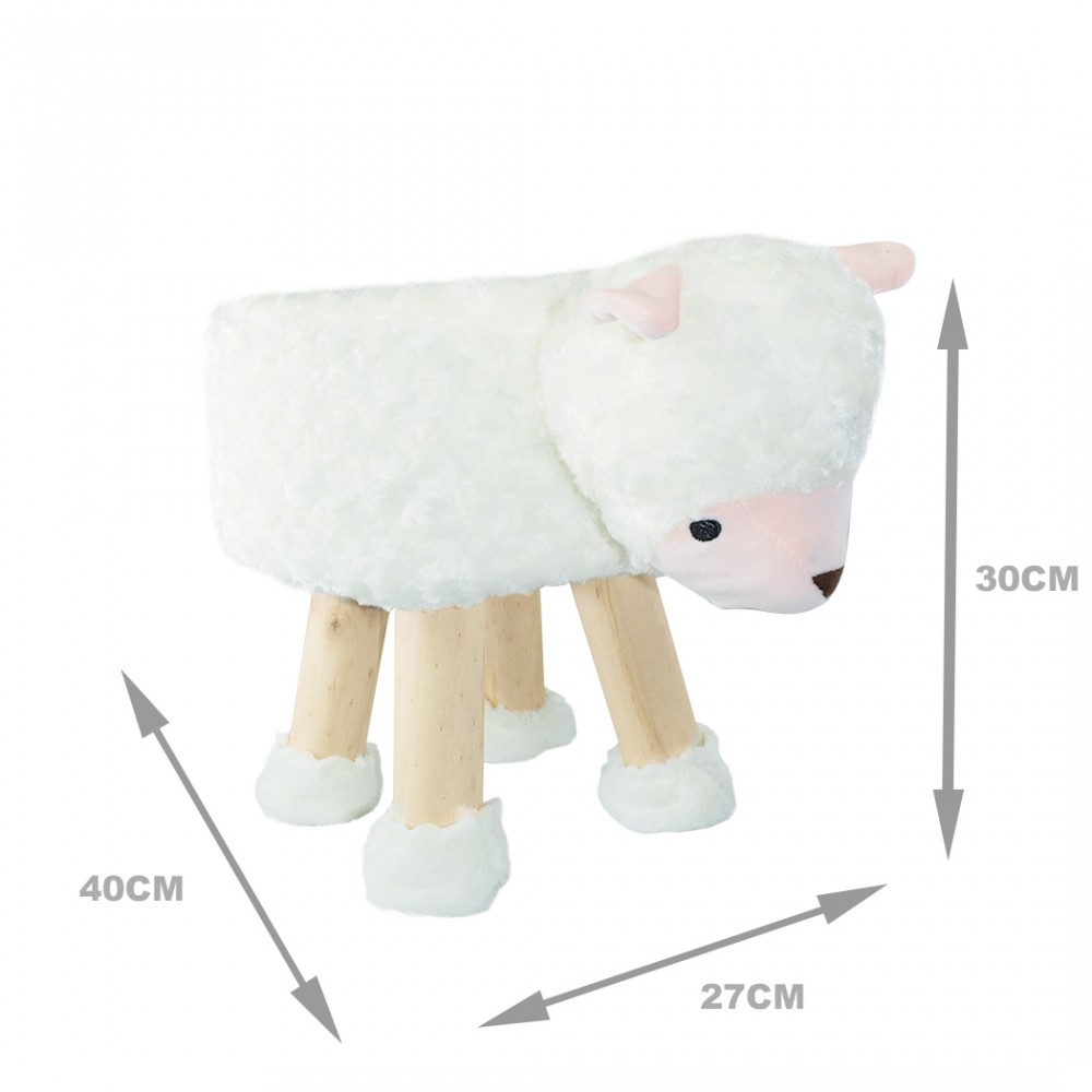 Pouf in morbido tessuto 372025 forma di Pecora...