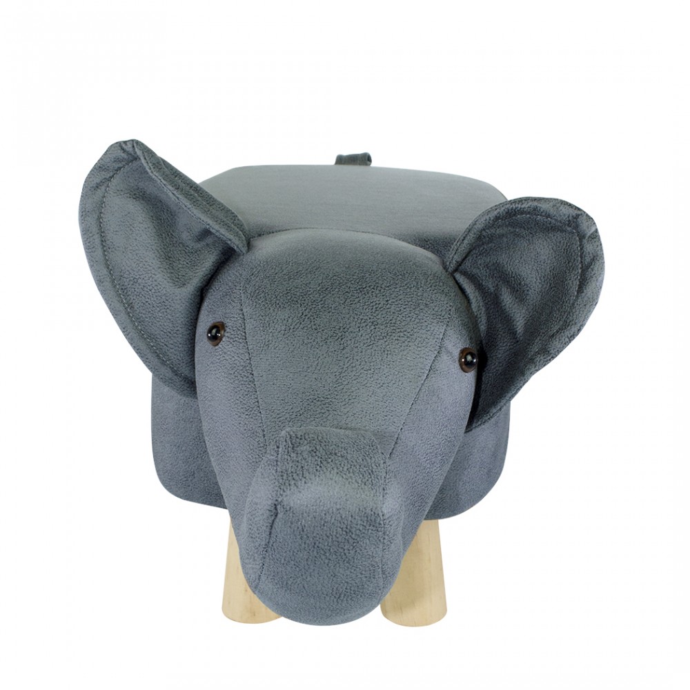 Pouf in morbido tessuto ecopelle 372027 forma...