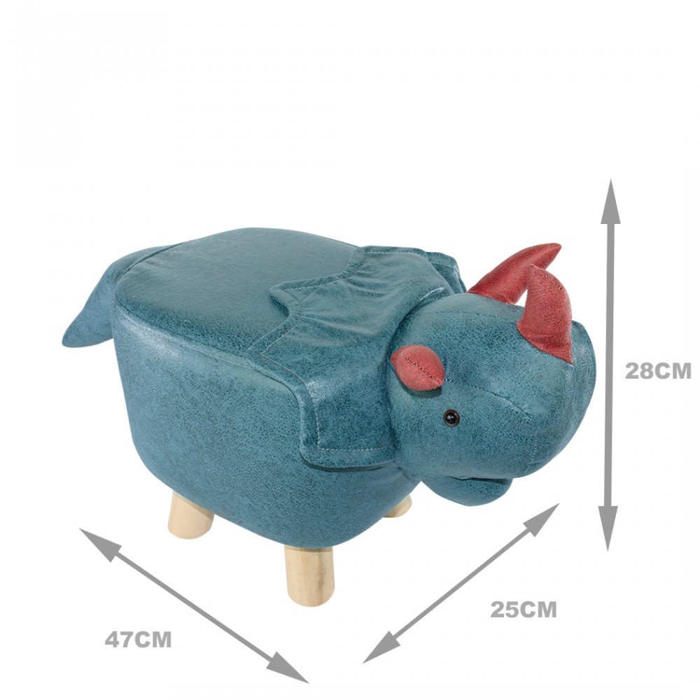 Pouf in morbido tessuto ecopelle 372027 forma...