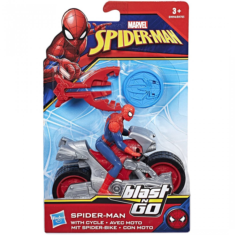Marvel Spiderman Blast'n Go 458462 moto e...