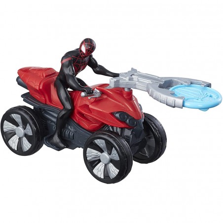 Marvel Spiderman Blast'n Go 458479 quad e proiettile da sparare con lanciatore