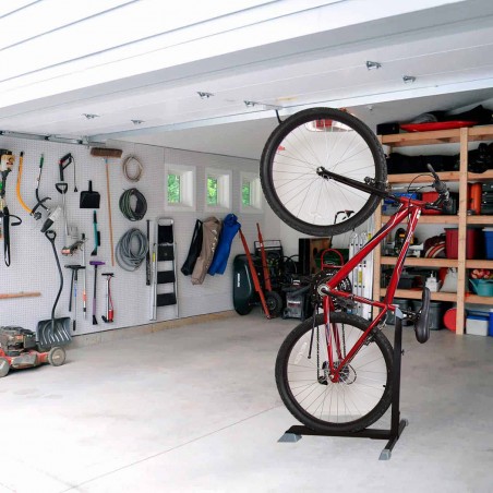 Cavalletto Supporto a T per manutenzione ed espositore biciclette universale