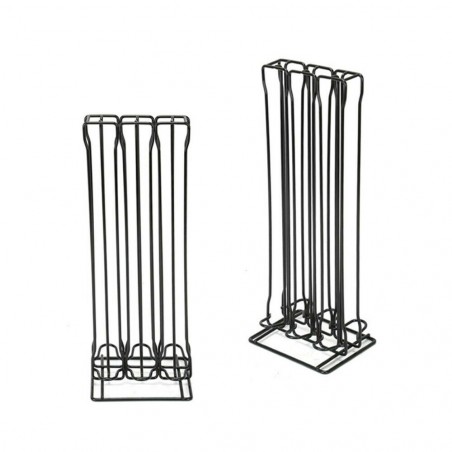 Stand salvaspazio verticale porta 60 capsule in 3 colonne compatibili Nespresso