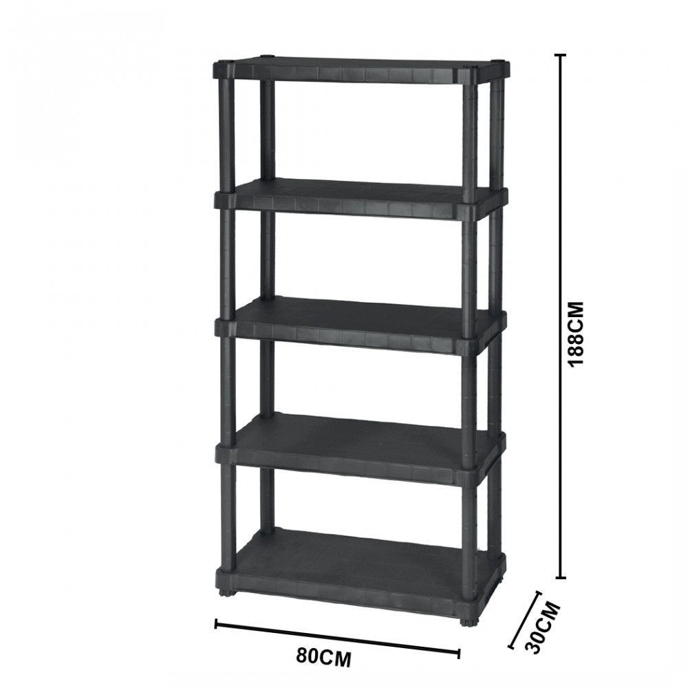 Scaffale modulare in plastica OCEANO con 5...