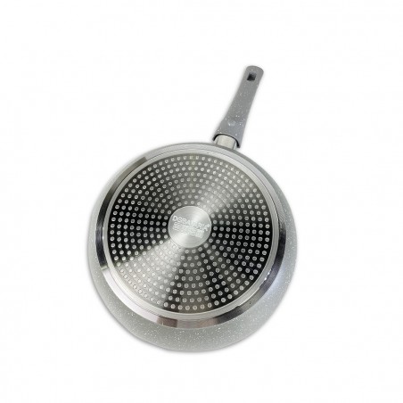 DGBAVARIA set padelle 14pz 20-24-28 cm 255029 GRIGIO manici rimovibili e mestoli