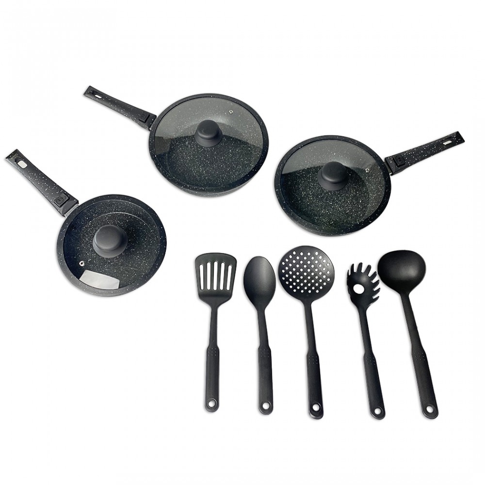 DGBAVARIA set padelle 14pz 20-24-28 cm 255027...