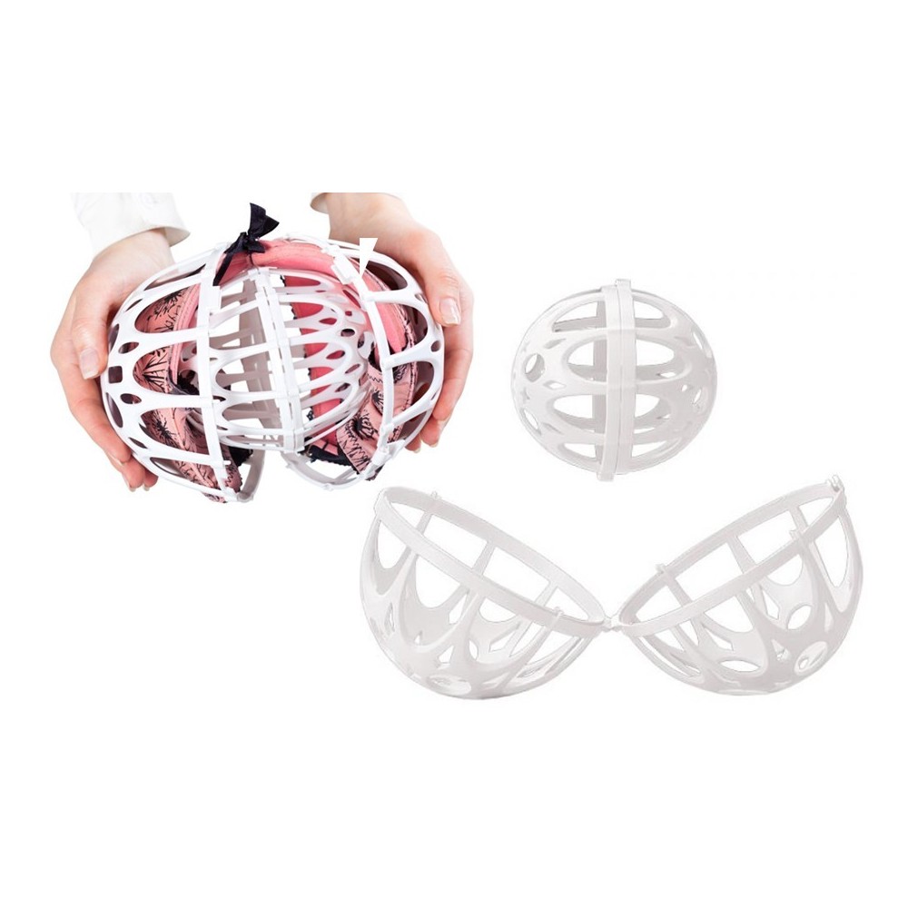 Sfera 2 in 1 salva reggiseno e collant evita i danni in lavatrice protezione biancheria 748005