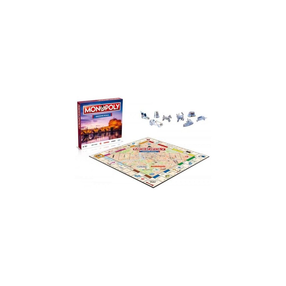 Monopoly edizione città ambientato a ROMA 034173 gioco di società da tavola