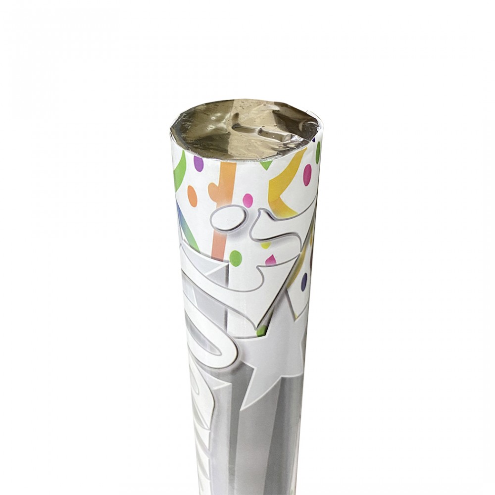 Cannone sparacoriandoli bianchi taglia L 60 cm...