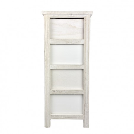 Mobiletto in legno con fantasia a cuori art. 398006 con 4 cassetti 40x29xH73 cm