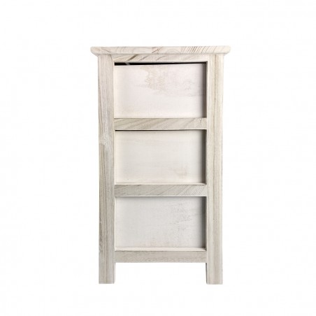 Mobiletto in legno con manico a forma di cuore 398008 con 3 cassetti 40x29xH58cm