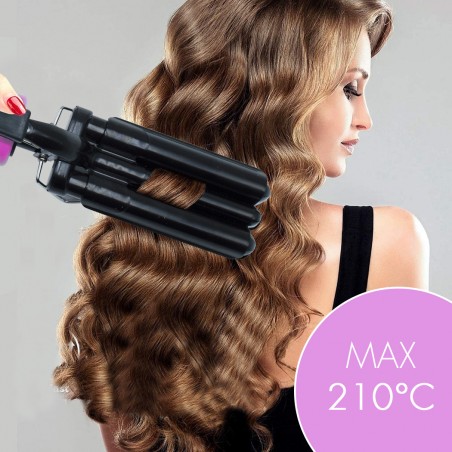 Piastra professionale arricciacapelli 942108 tubo stretto max 210° Mini TRIFERRO