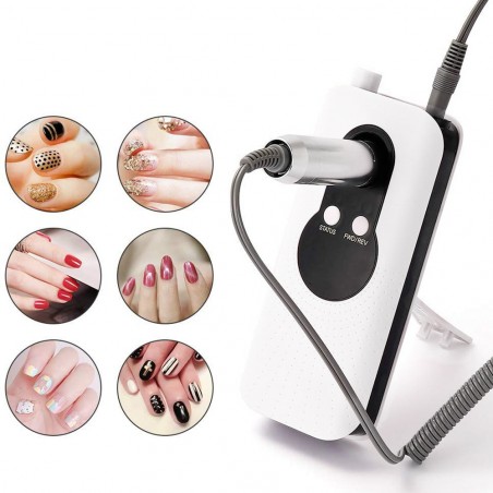 Trapano elettrico professionale per unghie 090257 SML 6 testine NAIL POLISHER M6