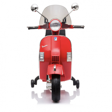 Vespa Elettrica per Bambini Piaggio Full PX 150 LT912 12V Bauletto Paravento MP3